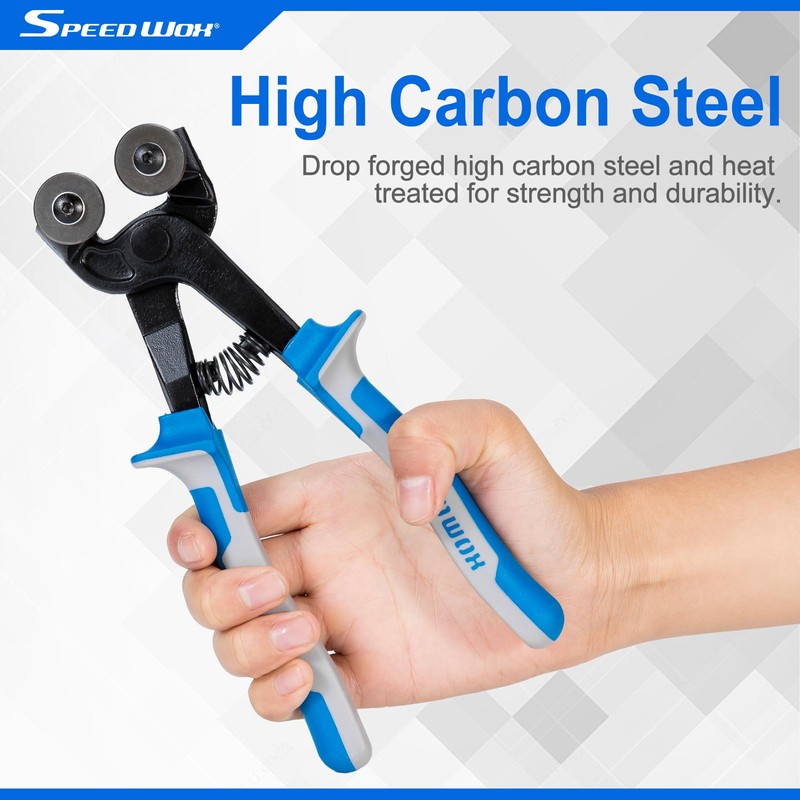 SPEEDWOX Tile Nipper, Roller Type, Roller Nipper, Tile Scrap Included,