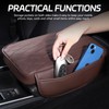 wuyaoyao Car Center Console Cover, Leather Car Armrest Box Cover,