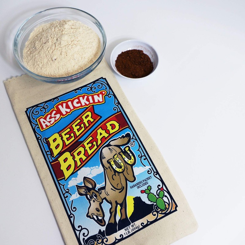 ASS KICKIN’ Beer Bread Mix -Premium Gourmet Gift-16 Ounces (Pack