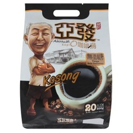 Ah Huat Kopi O No Sugar 20 X 10g (1 Pack)