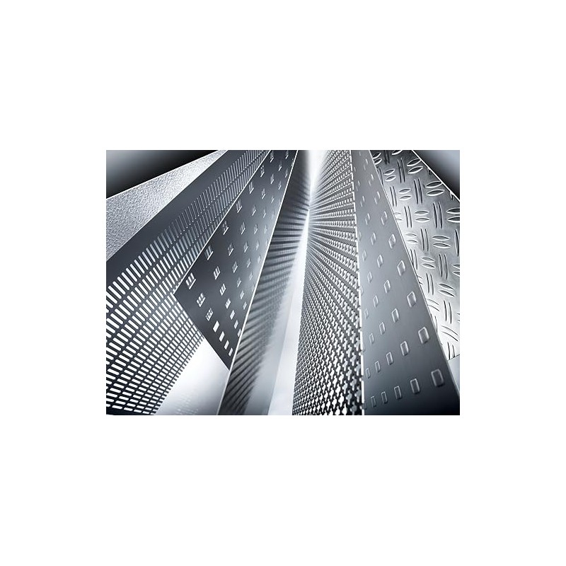 1 x siwitec Expanded Metal Sheet, Steel, 600 x 1000