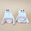 Magnetic Hand-Holding Eyeball Couple Socks Unique White 5ea