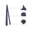 Allegra K Polka Dot Necktie, Legaler Tie, 3.1 inches (8
