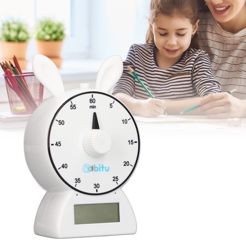 Visual Timer Kids Countdown Cooking Time Management Timer for Home