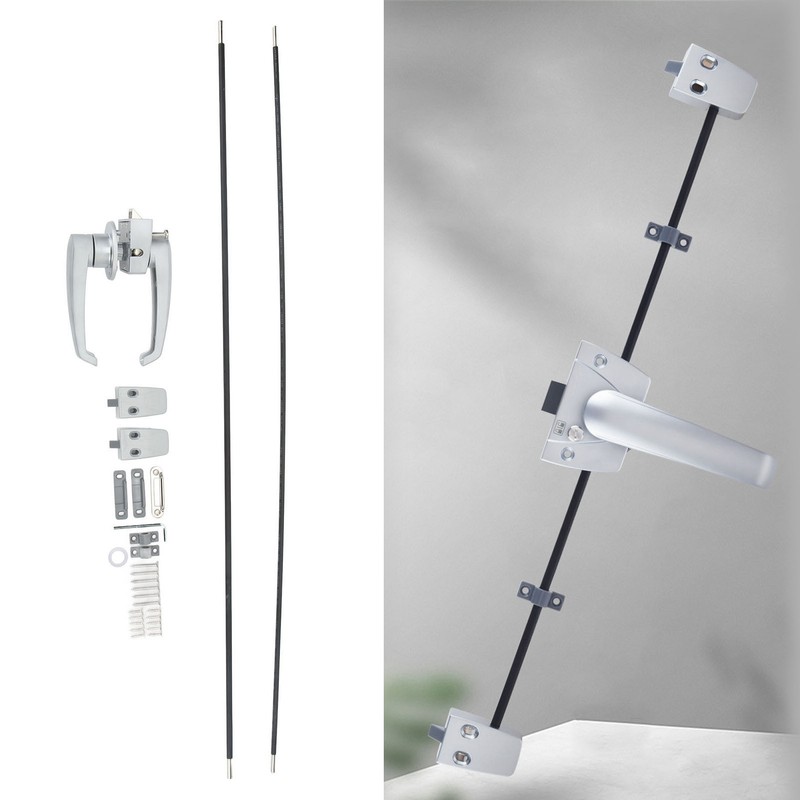 3 Point Entry Lever Lock Aluminum Alloy Door Lock Handle