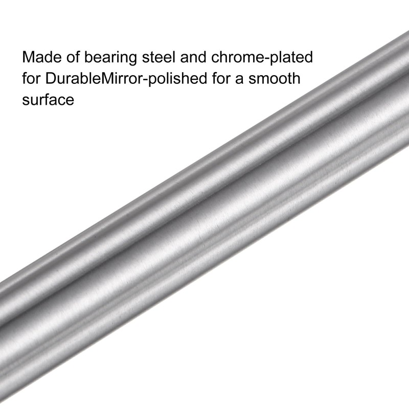 sourcing map Linear Motion Rod Shaft Guide 8 mm x