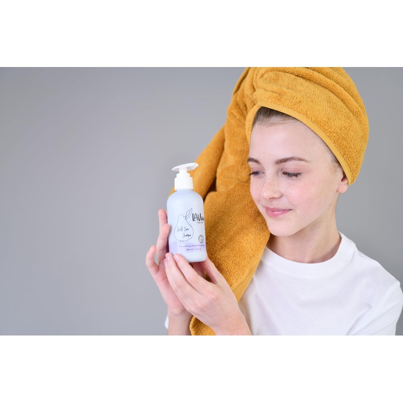 Lav Kids Natural Hair Care Bundle for Daily Use, Algae