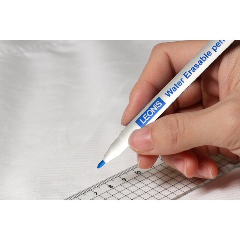 Leonis Erasable Chalk Marker Pen, Blue, Set of 5