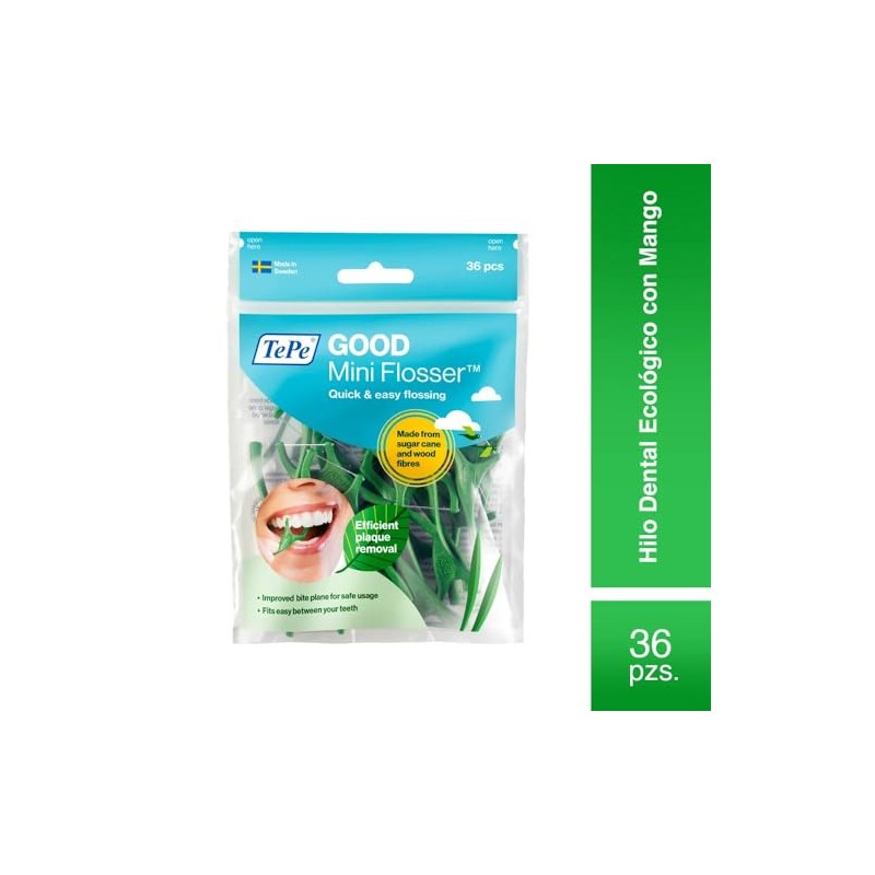 TePe Hilo Dental Good Mini Flosser – 36 Pzas Limpieza