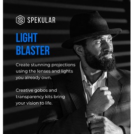 Spekular Light Blaster Nikon-EOS Adapter | Optical Snoot Strobe-Based Projection System for Photography Lighting with Gobos and Transparencies