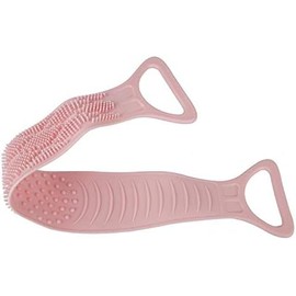CJBHSD Toalla Exfoliante 1pcs Toalla de Silicona para Frotar para Hombres y Mujeres Fuerte Frotar la Espalda Artefacto Exfoliante Corporal Baño con Exfoliante Toalla Limpia Guantes exfoliantes (Co