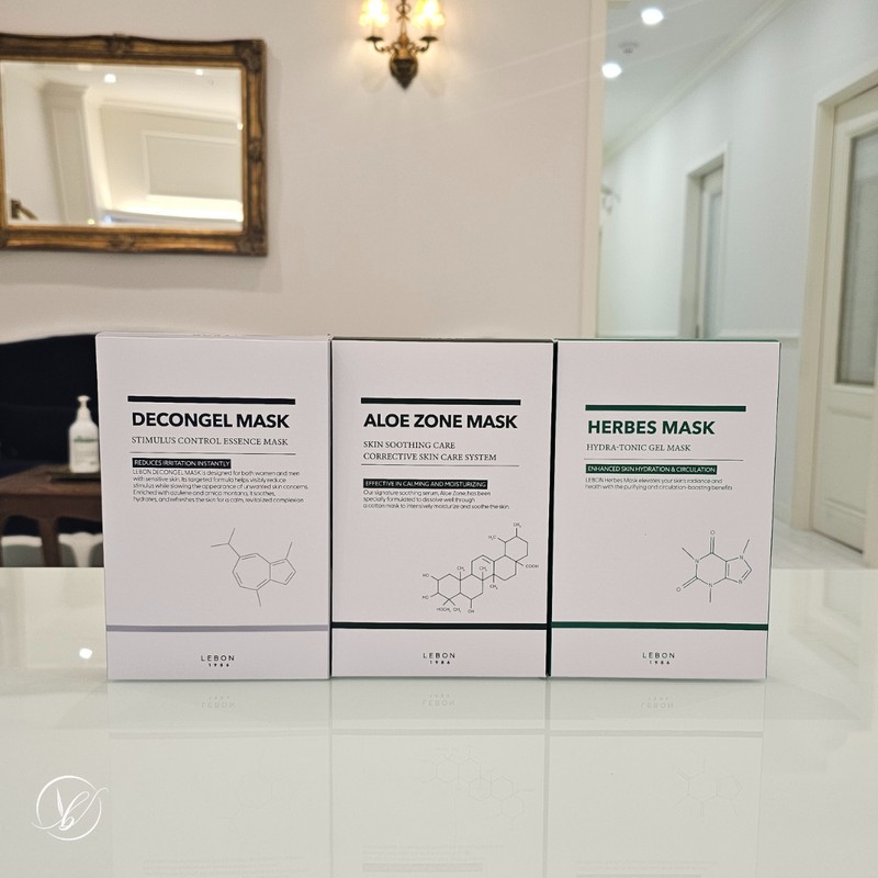 lebon Reborn Aloe Zone Sheet Mask Pack 1 box (5