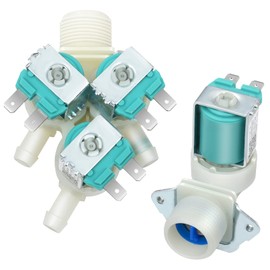 5220FR2075L (Cold), 5220FR2006H (Hot) Water inlet Valve Compatible with lg, kenmore Washer. Replacement Models:5221ER1003A 5221ER1003C5220FR2006L 5220FR20060 etc