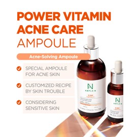 AMPLE:N VC Shot Serum - Korean Anti-Aging Face Serum with Vitamin C – Evens Pigmentation and Aging Spots - Vitamin C to Clear Skin of Sun Damage and Reduce Wrinkles, 3.38 fl.oz.