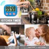 Kitchen Timer, Kitchen Timers for Cooking, Digital Visual Timer Magnetic