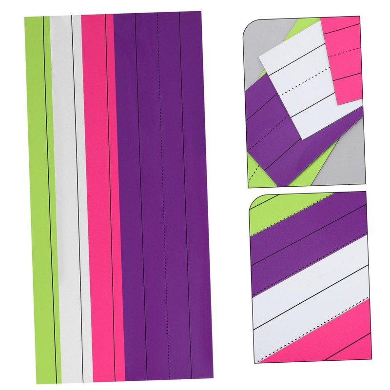 jojofuny 4pcs Large Magnetic Sentence Strips for Teachers Dry Erase