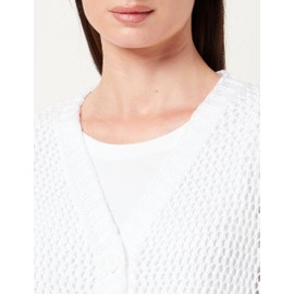 TILDEN Women's Wide Mesh Cardigan, Wool White