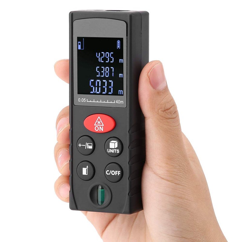 Laser Rangefinder, KXL-D Digital Rangefinder for Distance up to 0.05-40/60/80/100