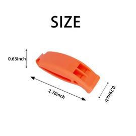 Safety And Emergency Emergency Whistle with Lanyard, 4 Pcs Whistles Emergency Whistle, High Sound Emergency Whistles, Loud Emergency Survival Whistles for Outdoor, Hiking, Boating and Sports