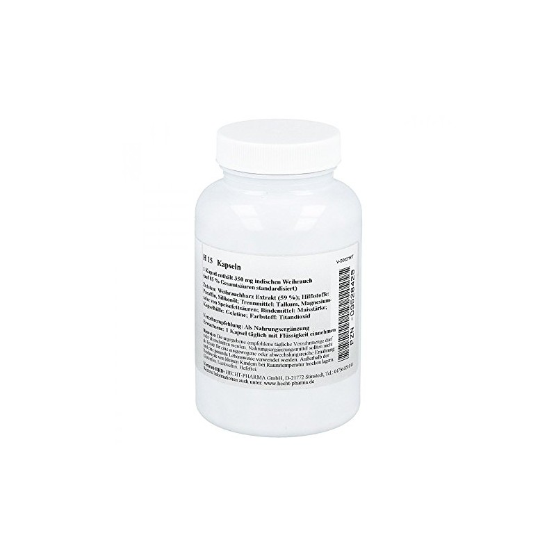 H 15 Frankincense Capsules 350 mg Pack of 180