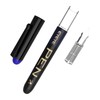 EYEYE Fountain Pens for Writing, 8 Pack Blue Fine Point