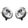 HECASA Pair Clear Glass Fog Lights Lamps For 2002-2003 SUBARU
