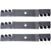 3PK Mulching Lawn Mower Blades Replacement for John Deere 48"