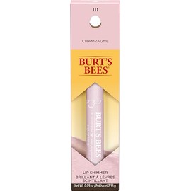 Burt's Bees - Brillo labial hidratante 100% natural, color champán, 1 tubo