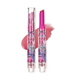 Flortte Melting Sheer Lip Lip Gloss, High Coloring Lip, Blood, Lipstick, Non-Shedding Makeup, Lipstick, Moisturizing, Colored Lipstick, Glossy, Long Lasting, Long Lasting (M06)