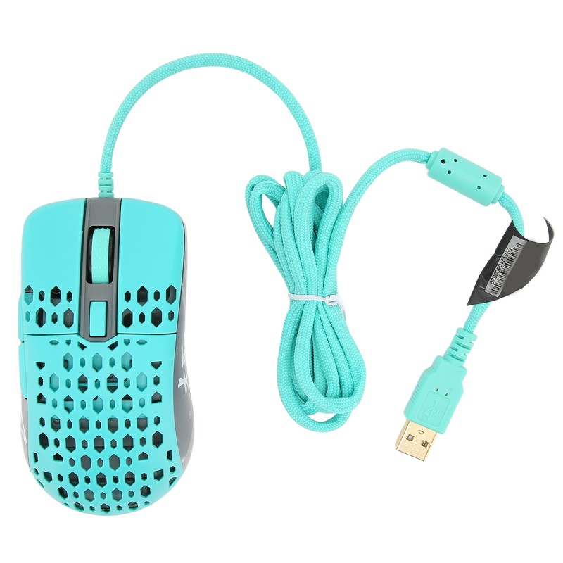 Mouse Adjustable DPI Speed RGB Backlight Ergonomic Beehive Shell Lightweight