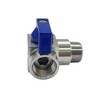 Fitvell Stainless Steel 1/2" NPT Male to Female Mini Ball