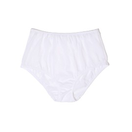 ODDO BODY 100% Organic Pima Cotton Underwear Mid-Rise Brief (Chalk, M)