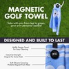Scale Wear Design Magnetic Microfiber Waffle Golf Towel – Large