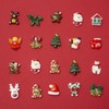 Baiinjiene 100 Pieces Christmas Resin Charms Set for Craft, Slime,