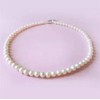 Weishu AAA Premium Round 10MM White Freshwater Pearl Necklace for