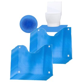 S.fields.inc Toilet Mat, Disposable Floor Sheet, Floor, Non-Woven Fabric, Non-Slip, Commercial Use, Nursing, Urine Absorption (Set of 20)