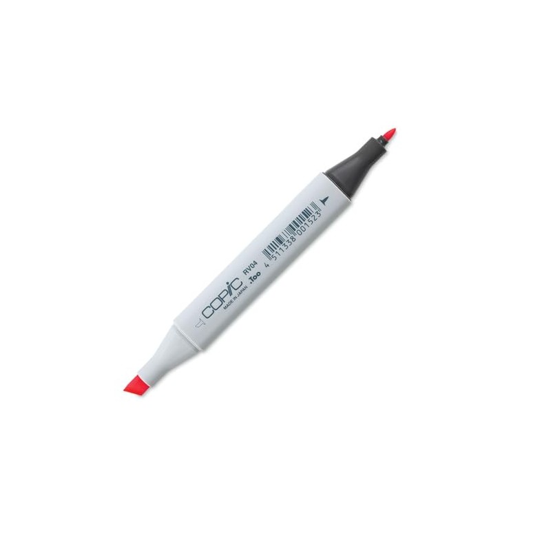 Copic Classic, Dual-Tip Alcohol Marker, RV04-Copic, Shock Pink