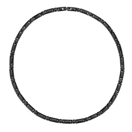 HyyMe Germanium Necklace (26 Tablets, 99.999% Purity), Electrostatic Removal, Strongest, Made of Pure Titanium, Popular, Hematite, Sports Necklace, Unisex, Stylish, Lightweight, Fashion Jewelry,