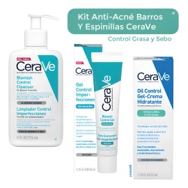 Skincare Anti Acné Espinillas Cerave Control Imperfecciones Grasa Día/noche
