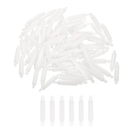 PATIKIL 100PCS PCB Board Isolation Column, Nylon Reverse Locking Circuit Board Clips Standoff Double Head Insulation Bracket Support Height 14mm /0.55"