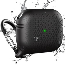 Catalyst Vibe Series Waterproof and Drop-Proof Case, Compatible with AirPods 3, with Premium Carabiner, Compatible with Wireless Charging (Camouflage Black)