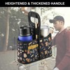 Beautyflier Drink Carrier with Handle for Delivery Reusable Insulated Coffee