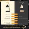 AIKUT Candle Warmer Lamp, with 2 Bulbs,Timer & Dimmer,Height Adjustable