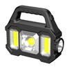 Solar Outdoor Flashlight Portable Rechargeable Super Bright Waterproof Multifunction Work