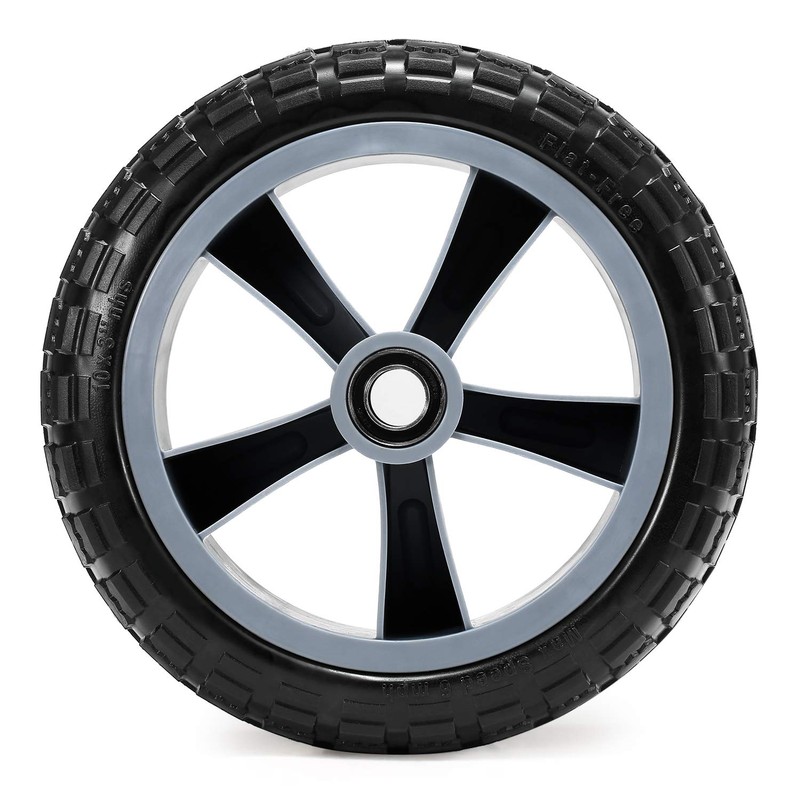 10 Inches Puncture Proof Kayak Trolley Tire Wheel, 330lbs Capacity,