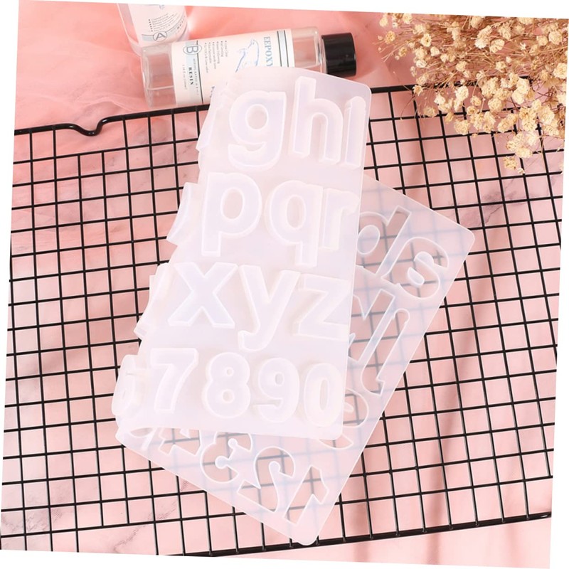 NOLITOY Alphanumeric Stencil Set Numbers Letters Mold for DIY Jewelry