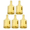 5Pcs Diamond Brazing Drill Bit Hole Saw Drilling Opener for