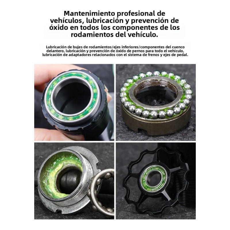 Grasa Para Bicicleta 50g Lubricación De Cojinetes Mazas