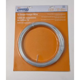 Suspend-It 8850 12 Gauge Hanging Wire 100-Foot Roll for Suspended Ceiling