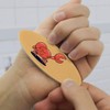 Crab Dubstep Funny Humor Double-Sided Oval Nail File Emery Board